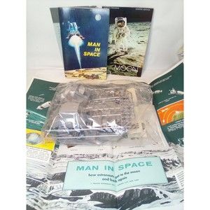 Vintage Tranquillity base & Appollo 11 Lunar module Revell 1\48 scale kit